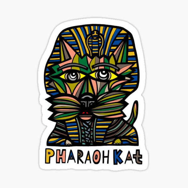 "Pharaoh Kat" Sticker