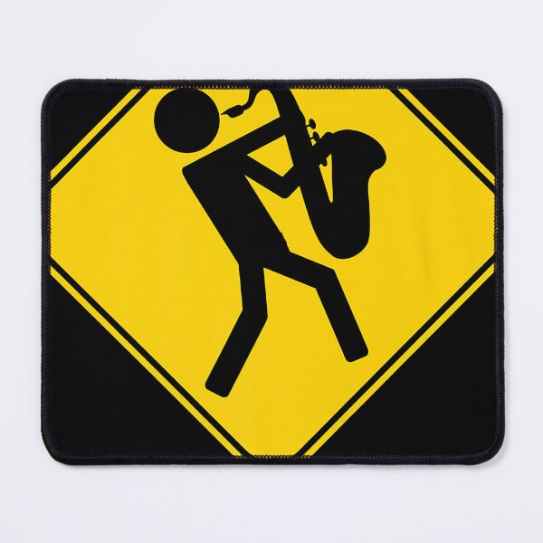 Item preview, Warning Saxophonist Musical designed and sold by GregoryPerks.