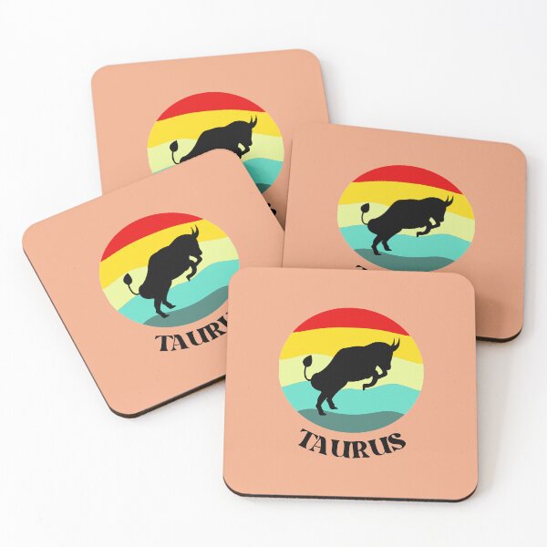 Aperçu de l'œuvre Taurus retro design - astrological signs créée et vendue par rmpk101.