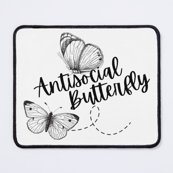 Item preview, Antisocial Butterfly | Funny Introvert Gift | Fun Antisocial designed and sold by DevlynnDesigns.