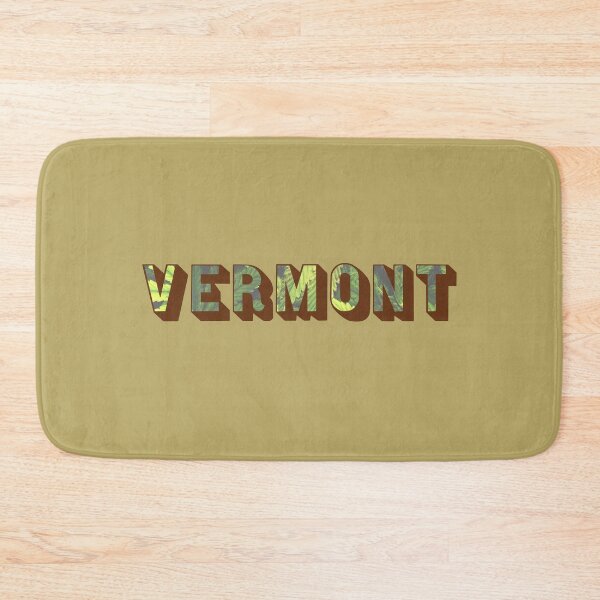 Item preview, Vermont Weed Leaves Shadow Text - Marijuana/Pot/420/Cannabis for Stoners and Smokers designed and sold by SteamParliament.