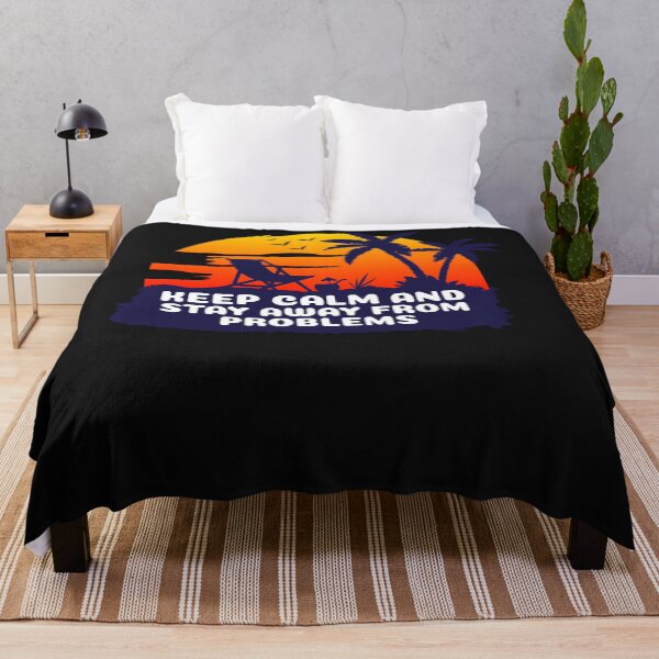 Item preview, Beach Sunset Keep Calm And Stay Away From Problems designed and sold by TristanPierre.