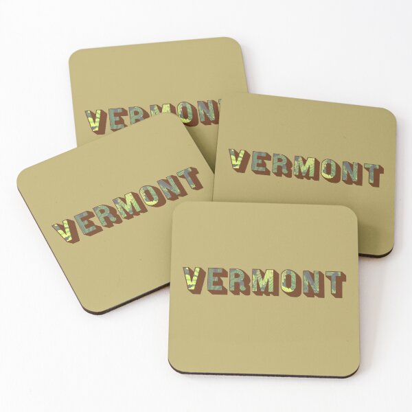 Item preview, Vermont Weed Leaves Shadow Text - Marijuana/Pot/420/Cannabis for Stoners and Smokers designed and sold by SteamParliament.