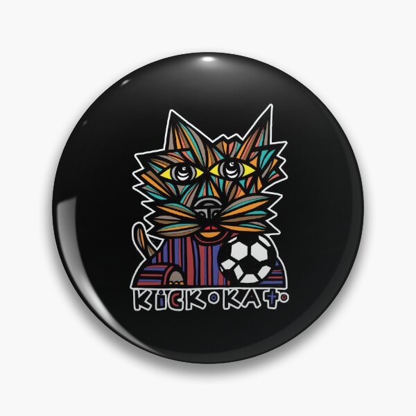 "Kick Kat" Pin