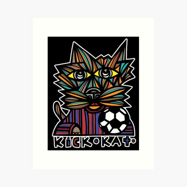 "Kick Kat" Art Print