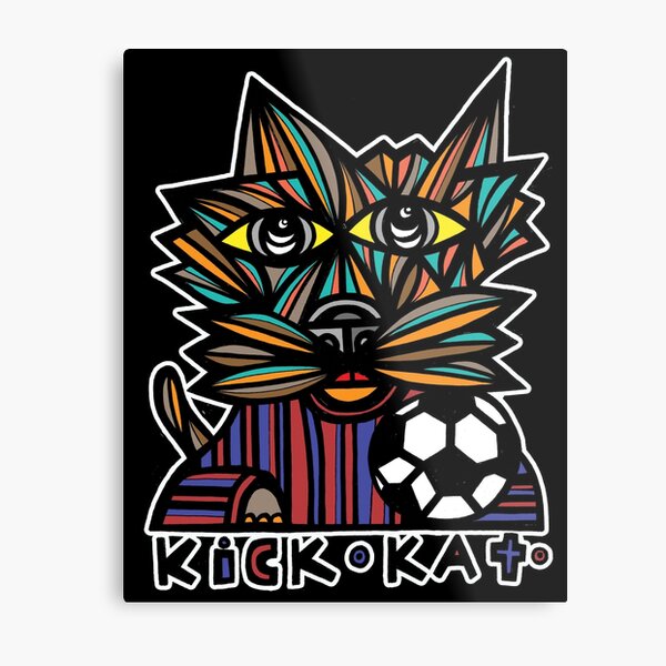 "Kick Kat" Metal Print