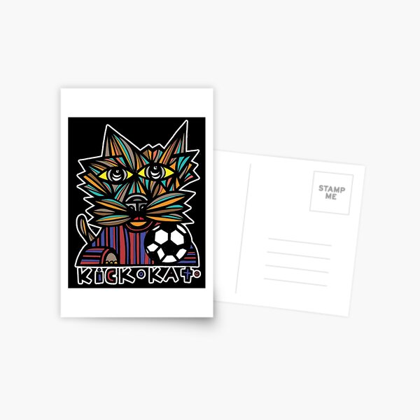 "Kick Kat" Postcard