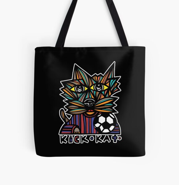 "Kick Kat" All Over Print Tote Bag