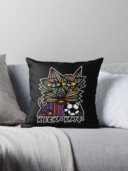 "Kick Kat" Throw Pillow