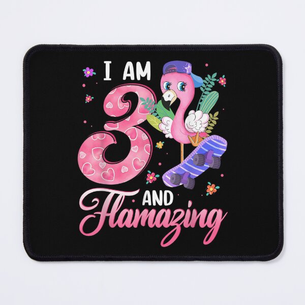 Item preview, Flamingo I Am 3 And Flamazing 3rd Birthday Flamingo Girls designed and sold by doriaali.