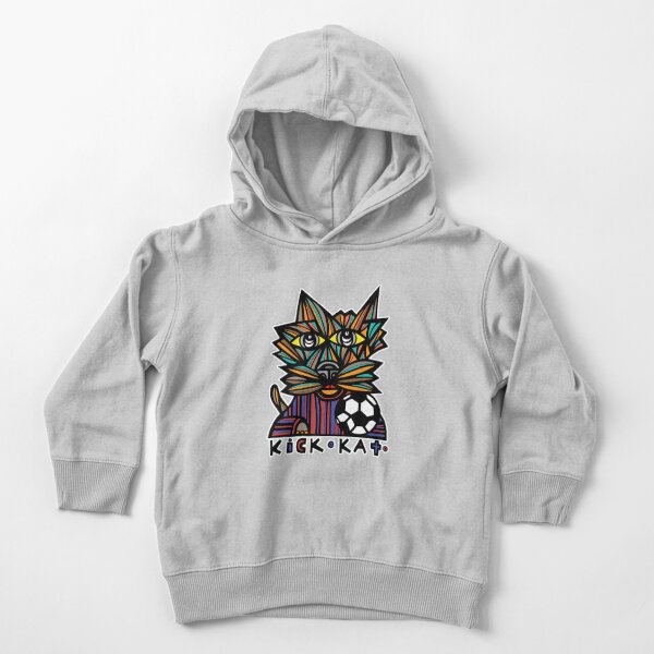 "Kick Kat" Toddler Pullover Hoodie