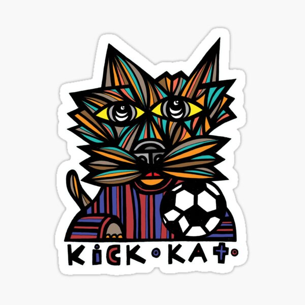 "Kick Kat" Sticker