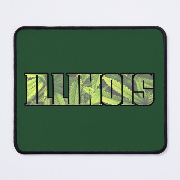 Item preview, Illinois Weed Leaves - Marijuana/Pot/420/Cannabis for Stoners and Smokers designed and sold by SteamParliament.