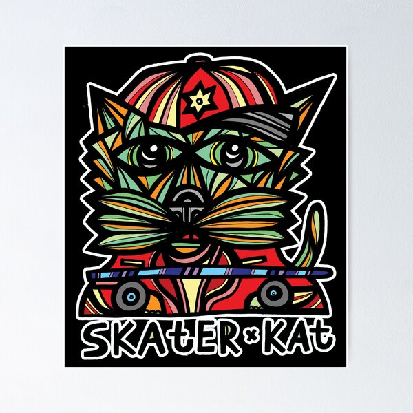 "Skater Kat" Poster