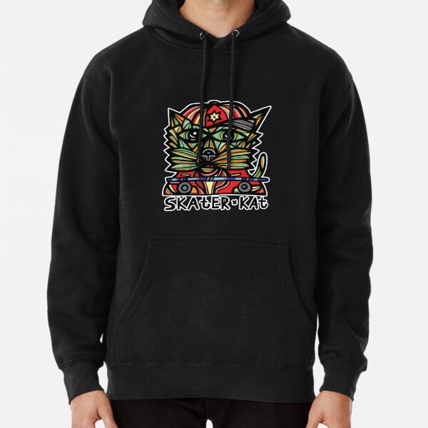 "Skater Kat" Pullover Hoodie