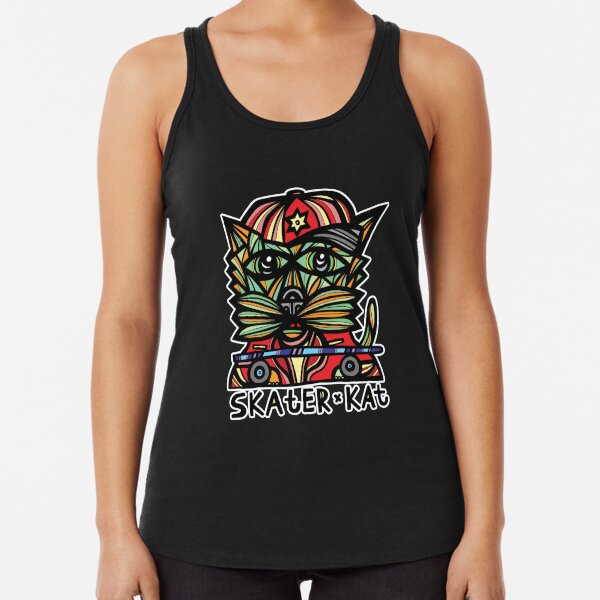 "Skater Kat" Racerback Tank Top