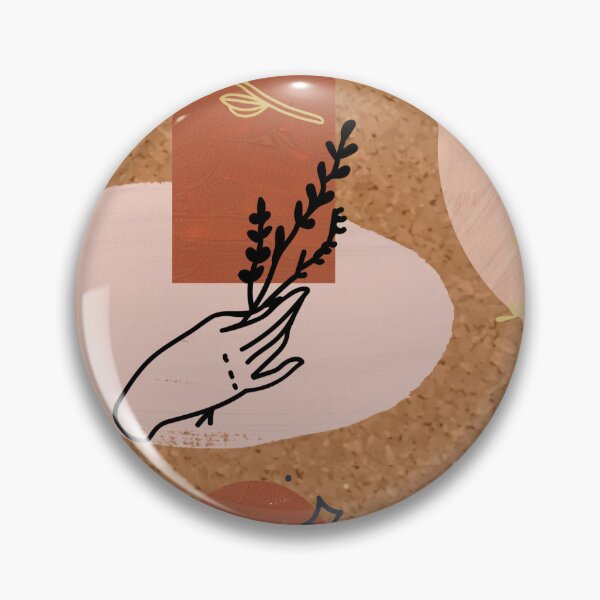 Item preview, Corkboard with Minimalist Boho Plant Design designed and sold by AshTreeCrtvCo.