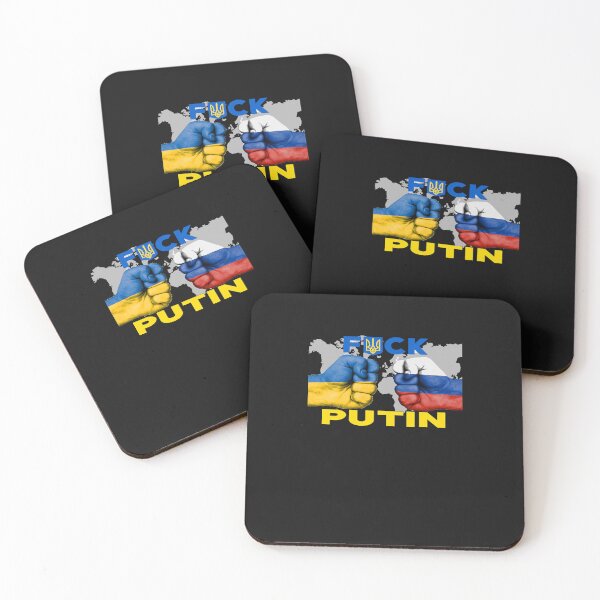 Item preview, Fuck Putin Ukrainian flag funny anti Putin designed and sold by TristanPierre.