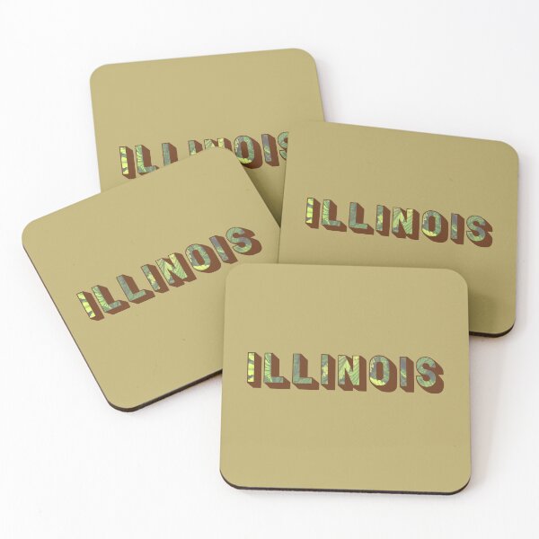 Item preview, Illinois Weed Leaves Shadow Text - Marijuana/Pot/420/Cannabis for Stoners and Smokers designed and sold by SteamParliament.