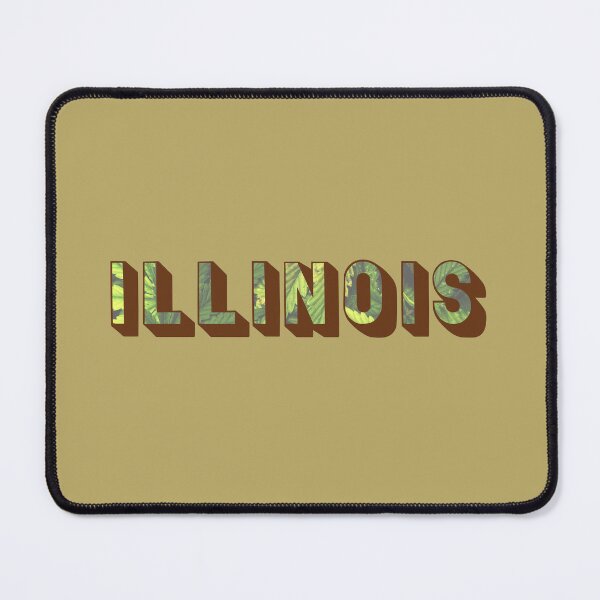 Item preview, Illinois Weed Leaves Shadow Text - Marijuana/Pot/420/Cannabis for Stoners and Smokers designed and sold by SteamParliament.