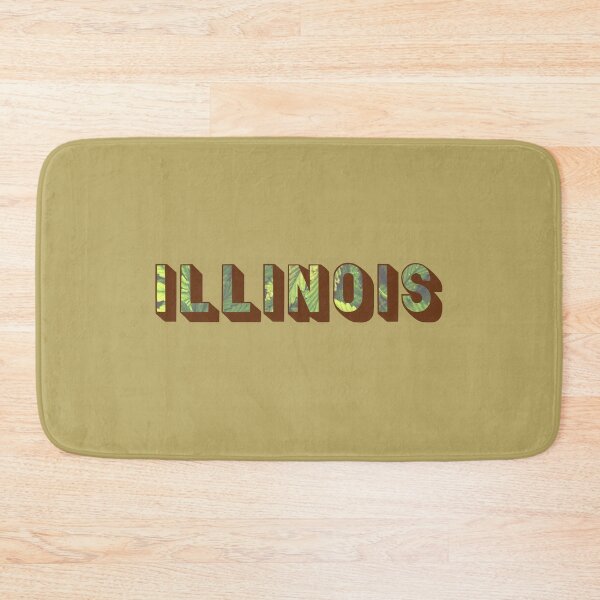 Item preview, Illinois Weed Leaves Shadow Text - Marijuana/Pot/420/Cannabis for Stoners and Smokers designed and sold by SteamParliament.