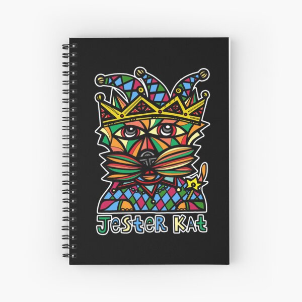 "Jester Kat" Spiral Notebook