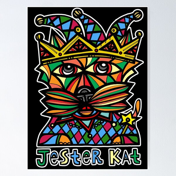 "Jester Kat" Poster