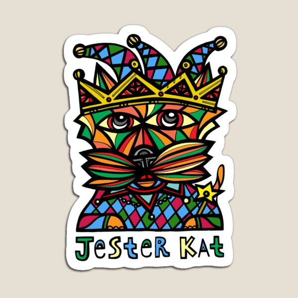 "Jester Kat" Magnet