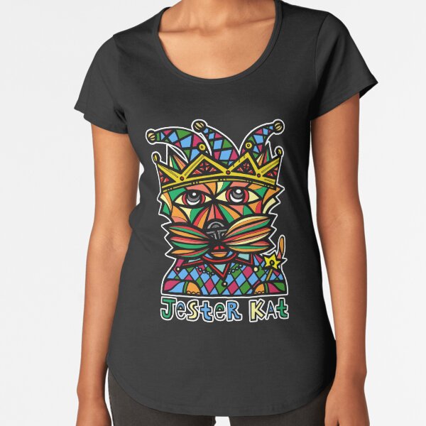 "Jester Kat" Premium Scoop T-Shirt