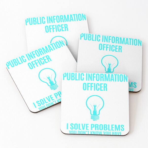 Item preview, Public Information Officer - I Solve Problems Job Gift designed and sold by melissaval2.