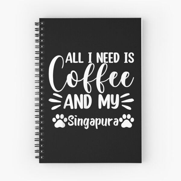 Item preview, All I Need Is Coffee And My Singapura Cat Lover  designed and sold by doriaali.