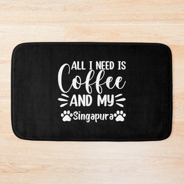 Item preview, All I Need Is Coffee And My Singapura Cat Lover  designed and sold by doriaali.