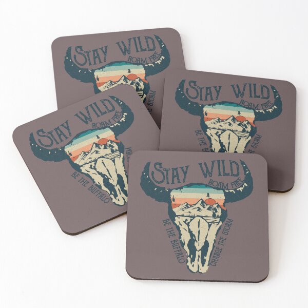 Item preview, Stay Wild Roam Free designed and sold by Make-My-Fun.