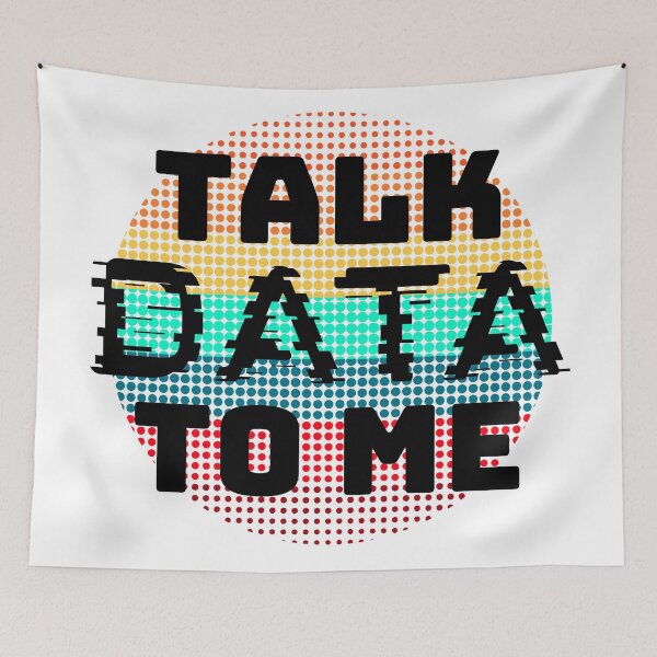 Item preview, Talk Data To Me | Data Scientist Analyst Gift | Fun Data Engineer  designed and sold by DevlynnDesigns.