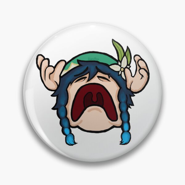Item preview, Venti Anguish Cursed Emoji LlyonaFang designed and sold by LlyonaFang.