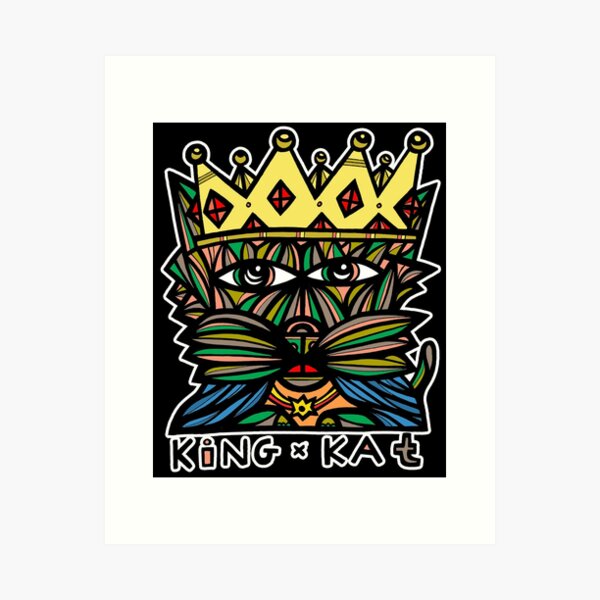 "King Kat" Art Print