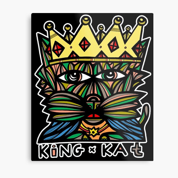 "King Kat" Metal Print