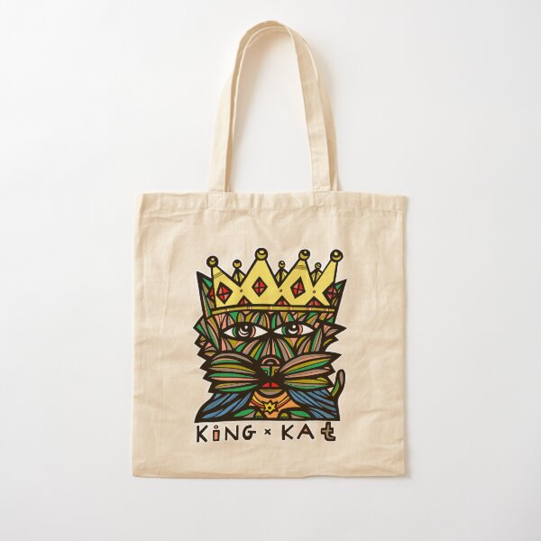 "King Kat" Cotton Tote Bag