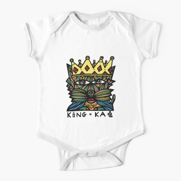 "King Kat" Short Sleeve Baby One-Piece