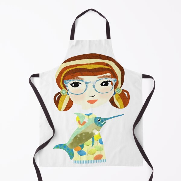 Item preview, Girl with Swordfish / Polly & Prank designed and sold by ruby + acorn.