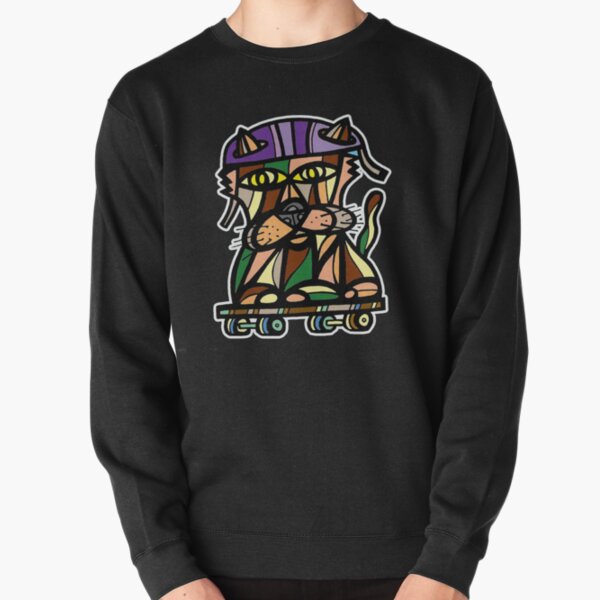 "Skater Kat" Pullover Sweatshirt