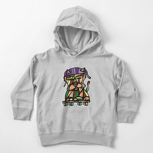 "Skater Kat" Toddler Pullover Hoodie