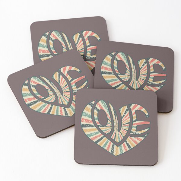 Item preview, Love Heart Retro designed and sold by Make-My-Fun.