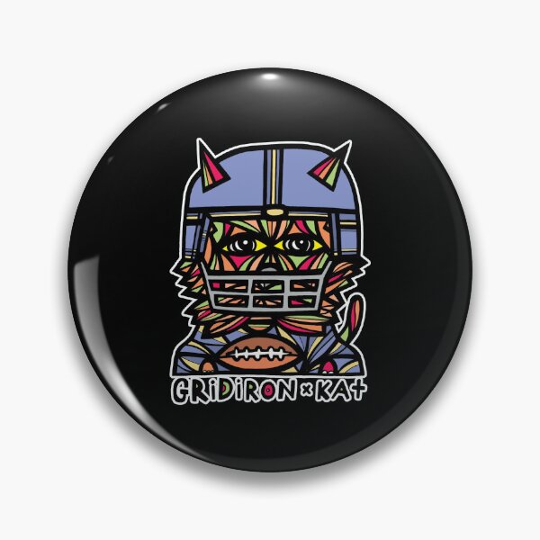 "GridIron Kat" Pin