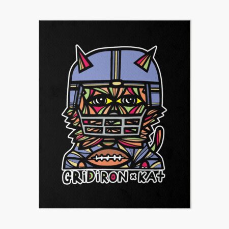 "GridIron Kat" Art Board Print