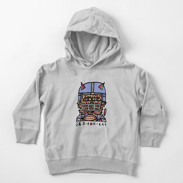 "GridIron Kat" Toddler Pullover Hoodie