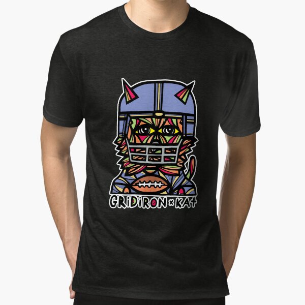 "GridIron Kat" Tri-blend T-Shirt