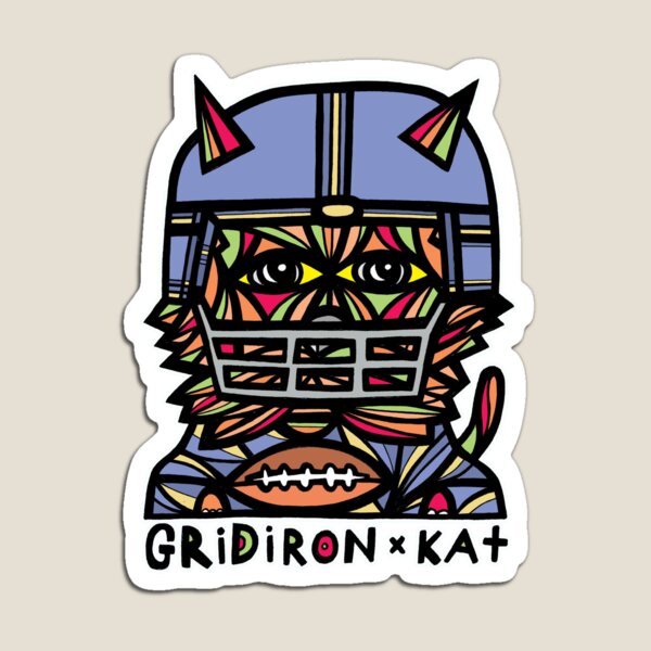 "GridIron Kat" Magnet