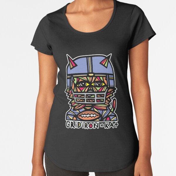 "GridIron Kat" Premium Scoop T-Shirt
