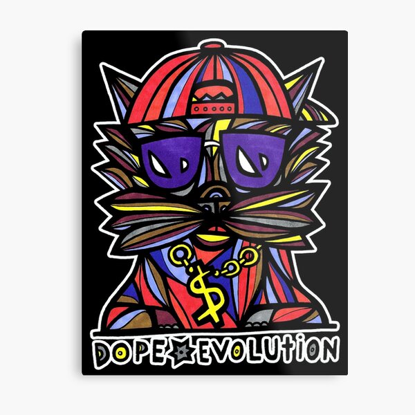 "Dope Evolution" Metal Print